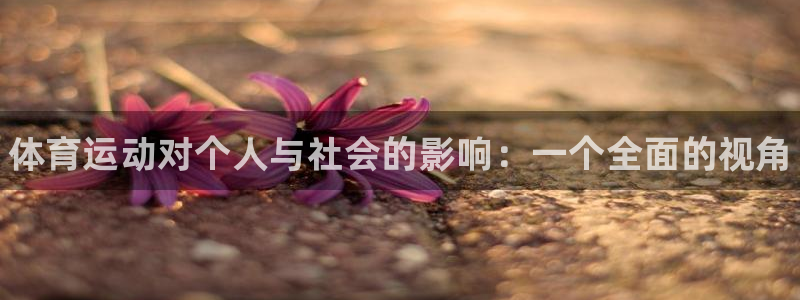 3377体育官方正版app集团E.ON：体育运动对个人与社会