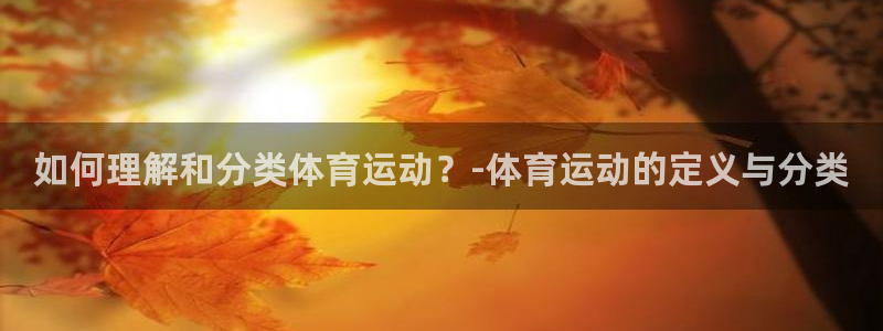  3377体育在哪个国家运营：如何理解和分类体育运动？-体育运